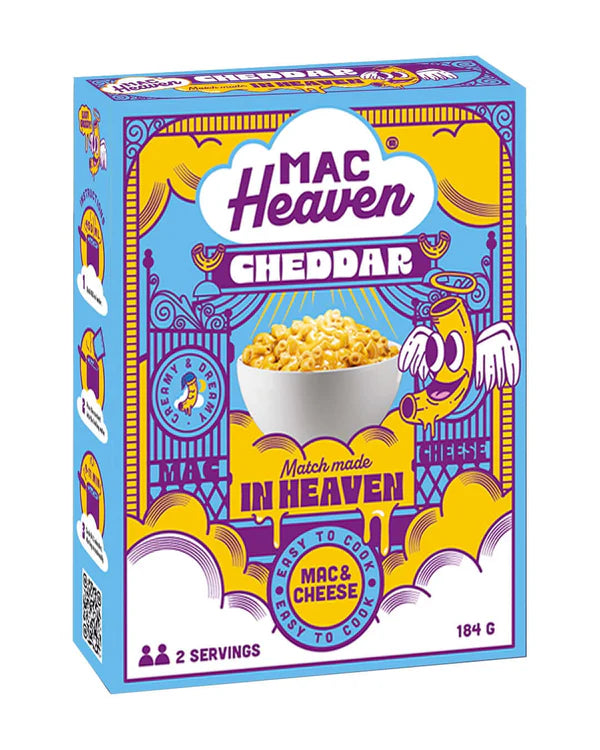 Mac Heaven – Cheddar Mac & Cheese 184g