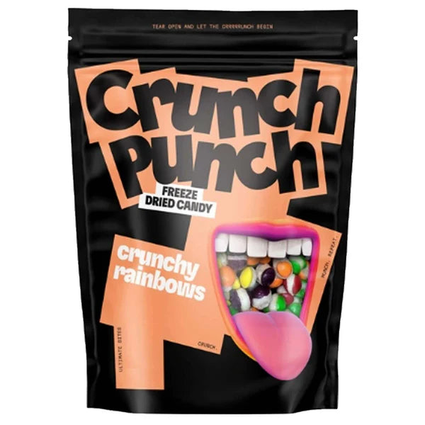 Crunch Punch Freeze Dried Candy Crunchy Rainbows 100g