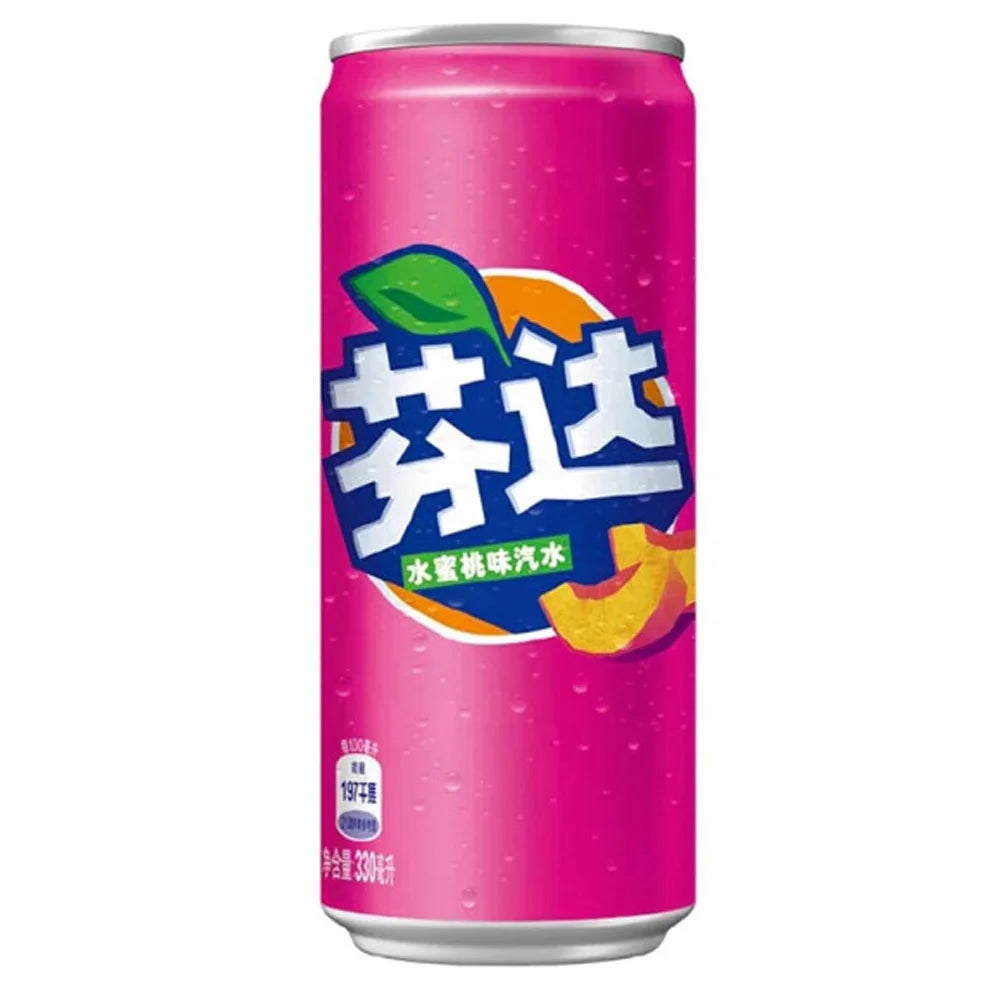 Fanta White Peach (China) – Weißer Pfirsich 330 ml