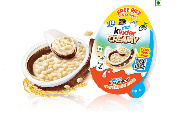 Kinder Creamy © – Milky. Crunchy 19g